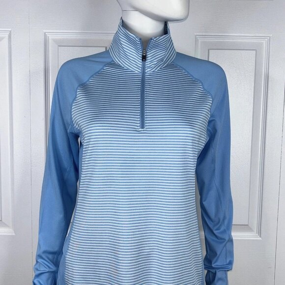 CUTTER & BUCK blue women's 1/4 zip sweater small NWOT!! - Picture 2 of 2